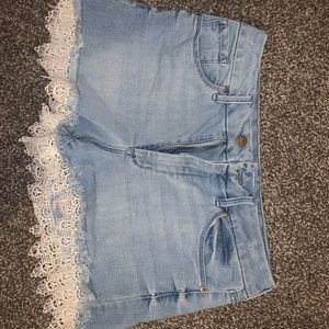 High waisted shorts